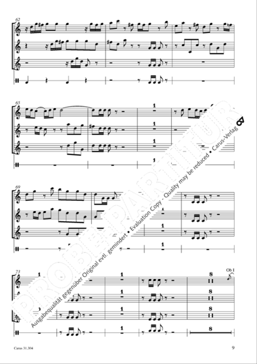 Bach for Brass 4: Works for orchestra Collection / Songbook scores gallery preview page 10
