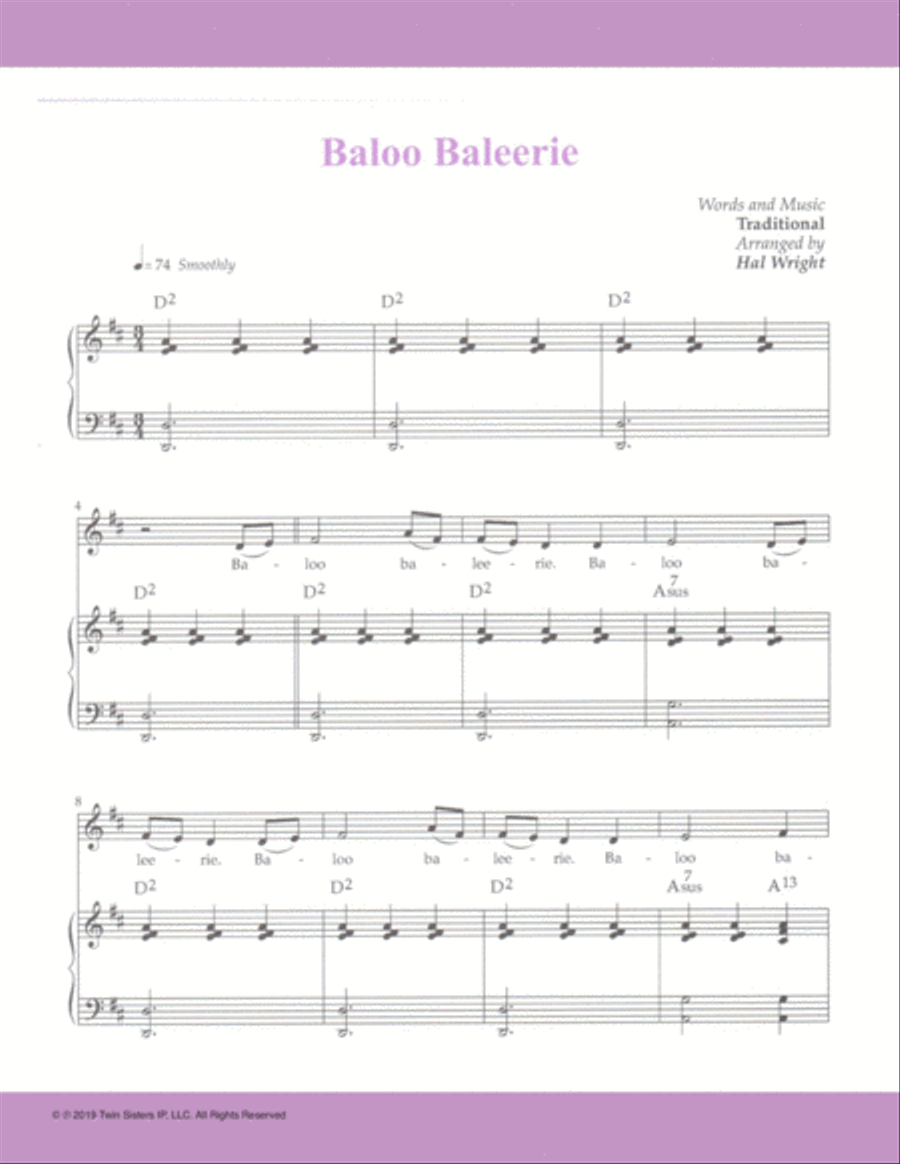 Baloo Baleerie Voice scores gallery preview page 1