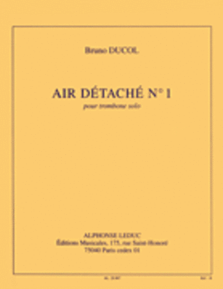 Air Detache No.1 (trombone Solo)
