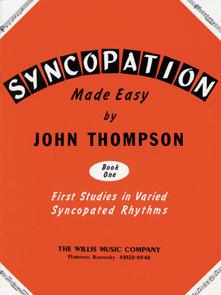 Book cover for Syncopation Made Easy - Book 1
