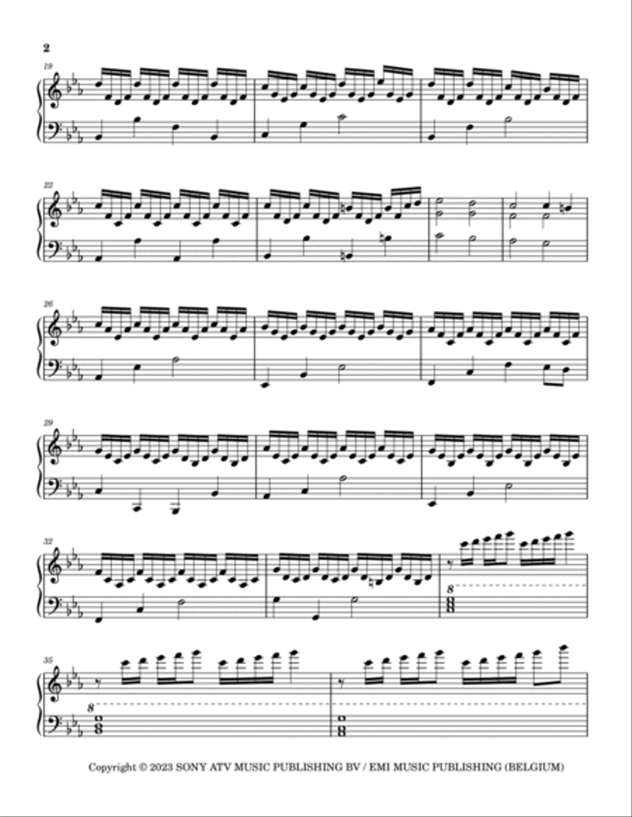 Bridges Piano Solo scores gallery preview page 2