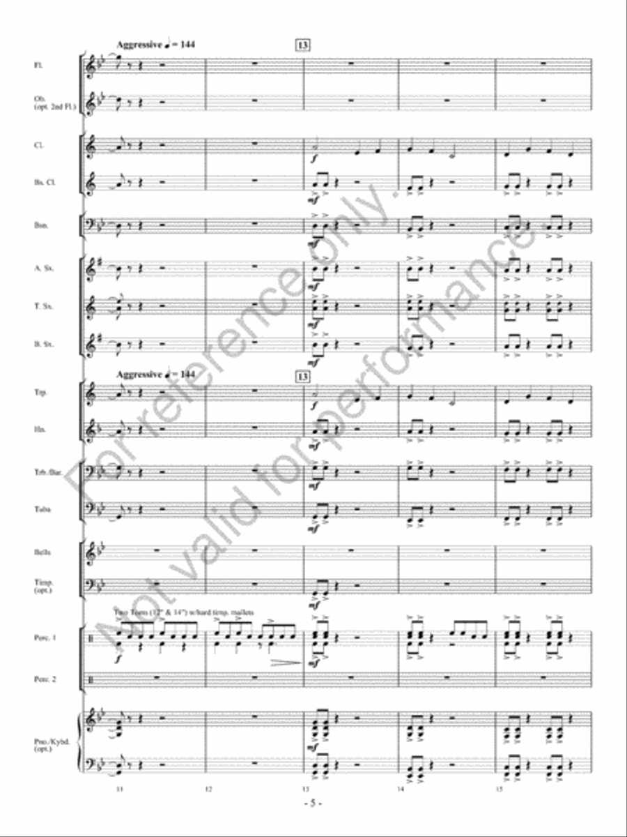 Nighthawk Nighthawk Concert Band scores gallery preview page 6