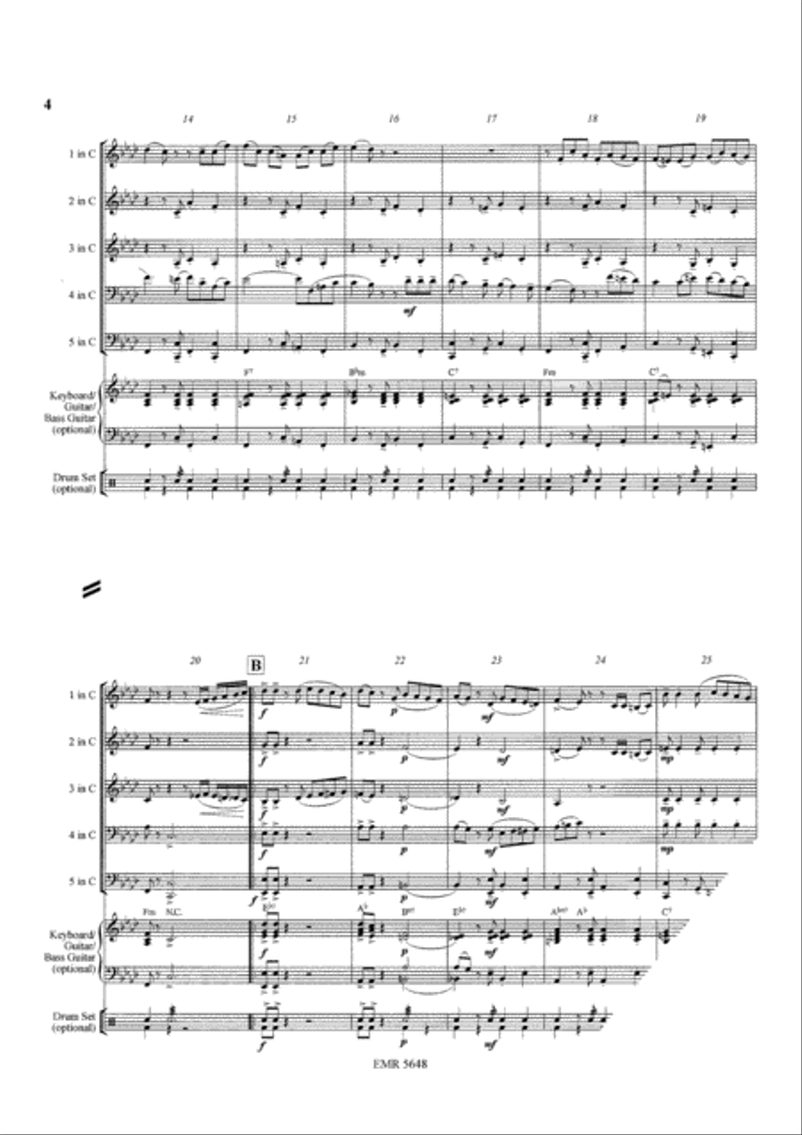 El Choclo Brass Ensemble scores gallery preview page 4