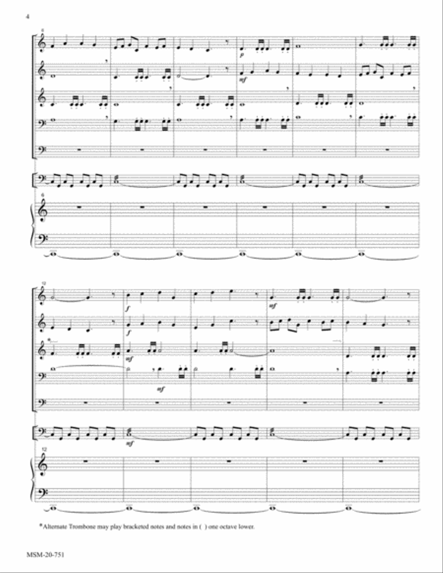 Jesus Christ is Risen Today (Easter Hymn) Choir scores gallery preview page 2