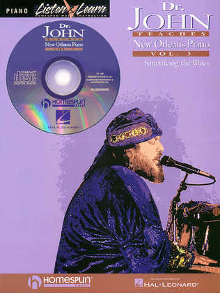 Book cover for Dr. John Teaches New Orleans Piano – Volume 3