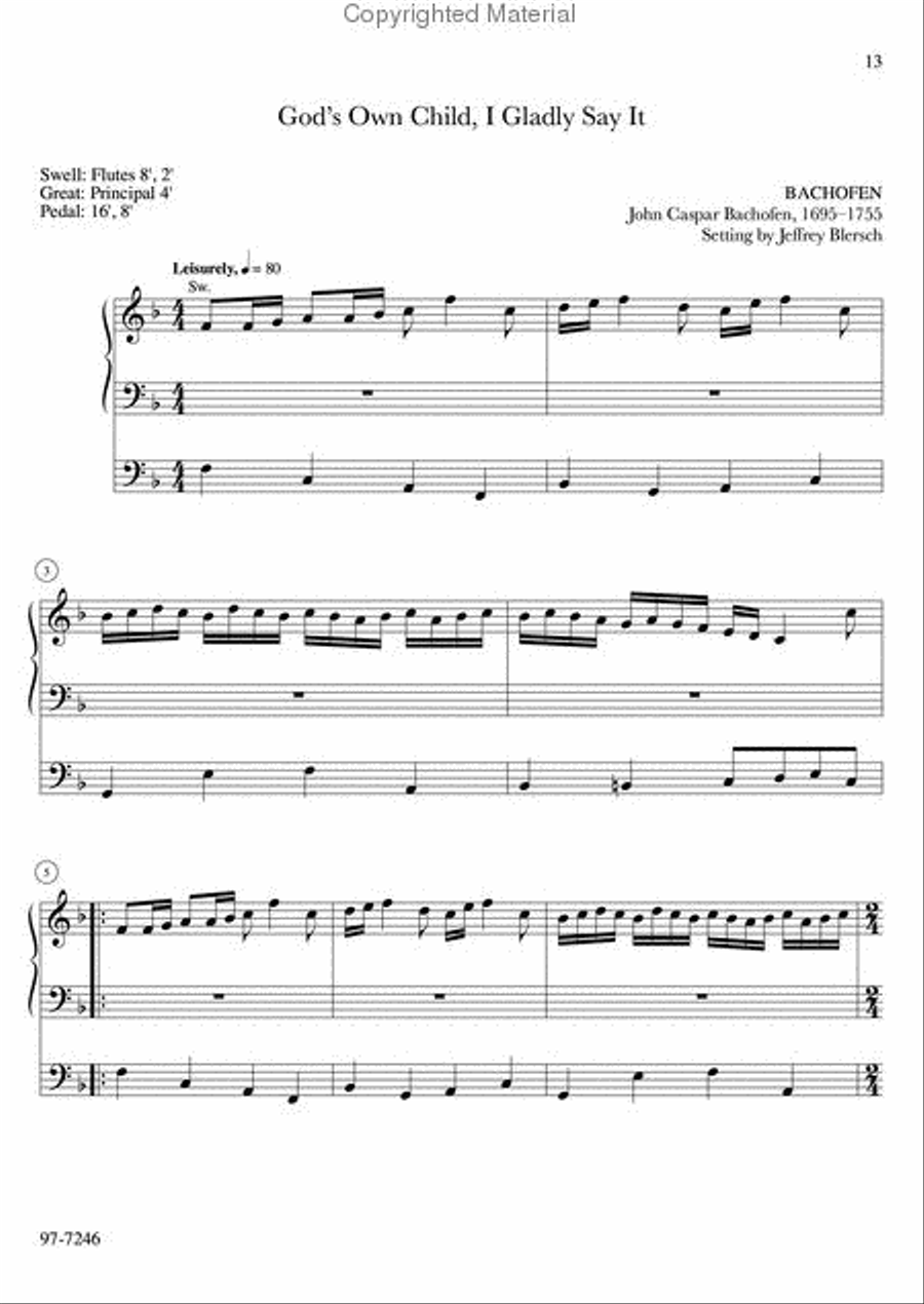 A Thousand Voices: 7 Hymn Tune Preludes, Volume 3 Voice scores gallery preview page 4