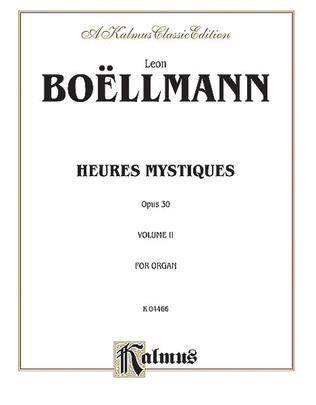 Book cover for Heures Mystiques (Urtext) (Op. 30), Volume 2