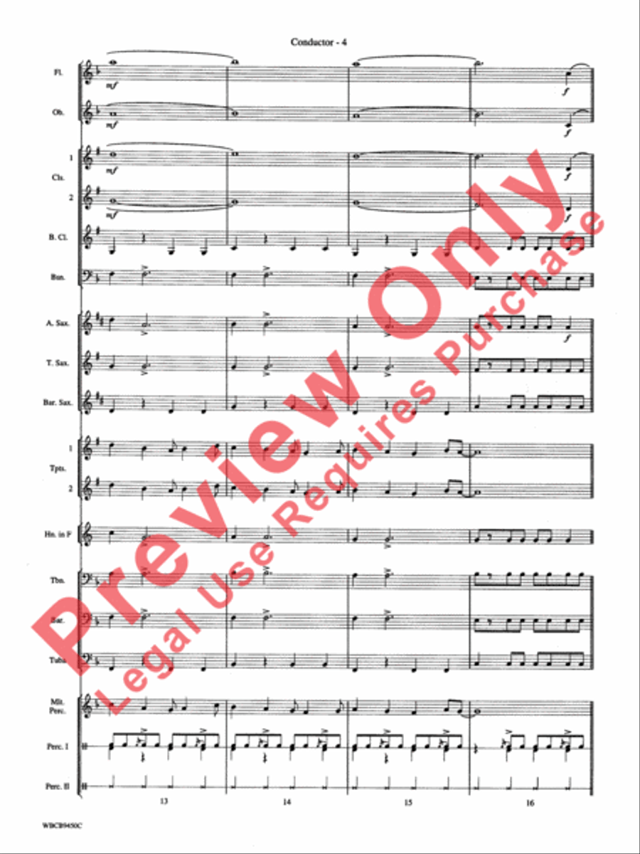 Lion Sleeps Tonight Concert Band scores gallery preview page 7