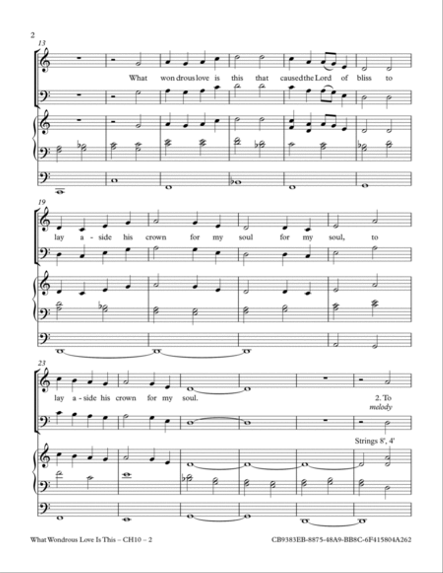 What Wondrous Love Is This 4-Part scores gallery preview page 2