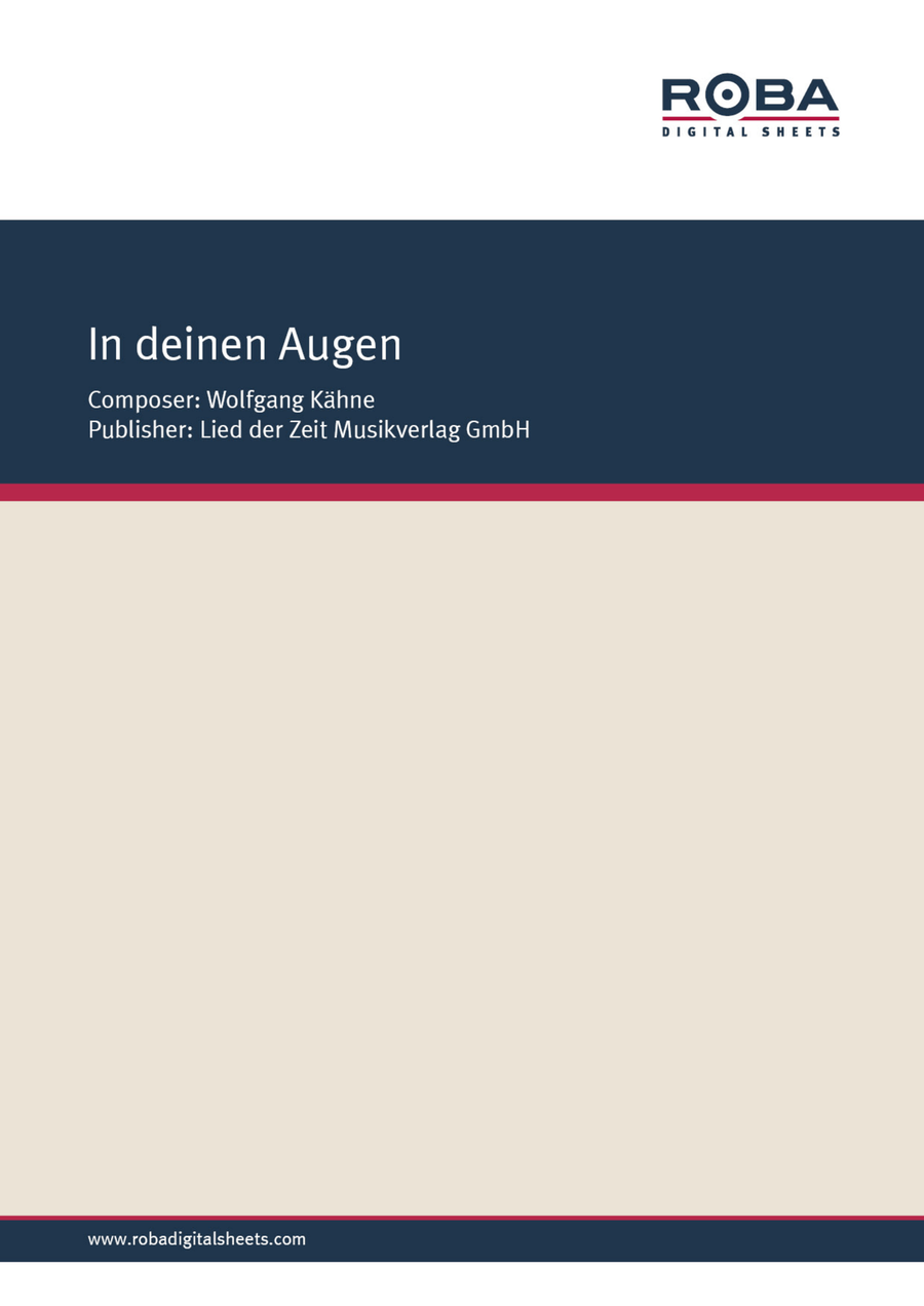 In deinen Augen