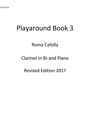 Book cover for Playaround 3 Clarinet Revised Edition 2017