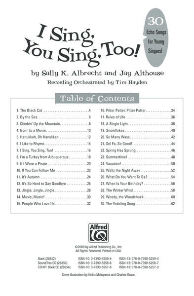I SIng, You Sing, Too! - SoundTrax CD (CD only) image number null
