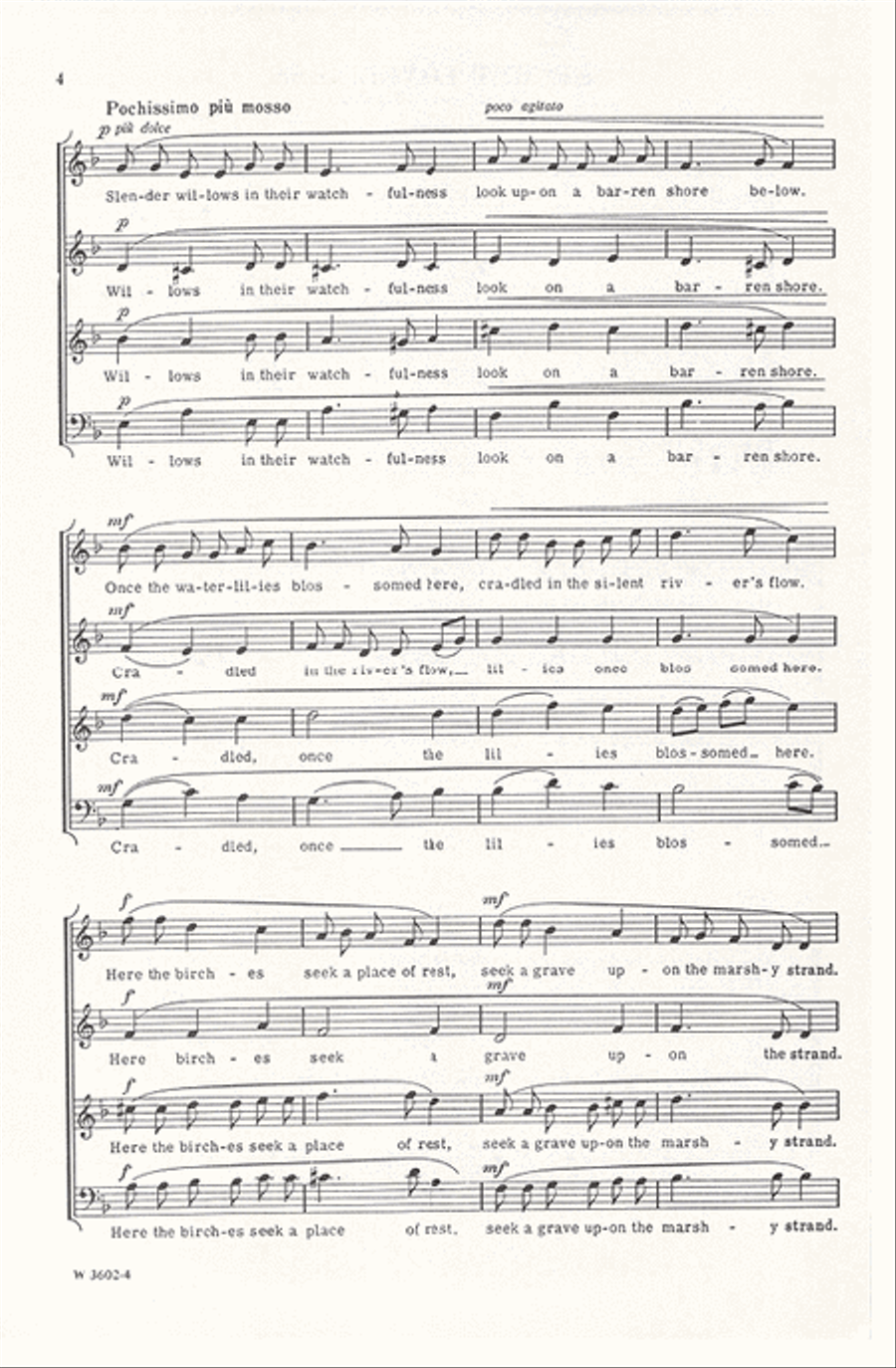 Secret Loveliness Secret Loveliness 4-Part scores gallery preview page 3