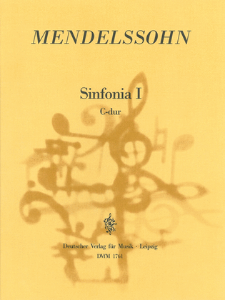 Sinfonia I in C major MWV N 1