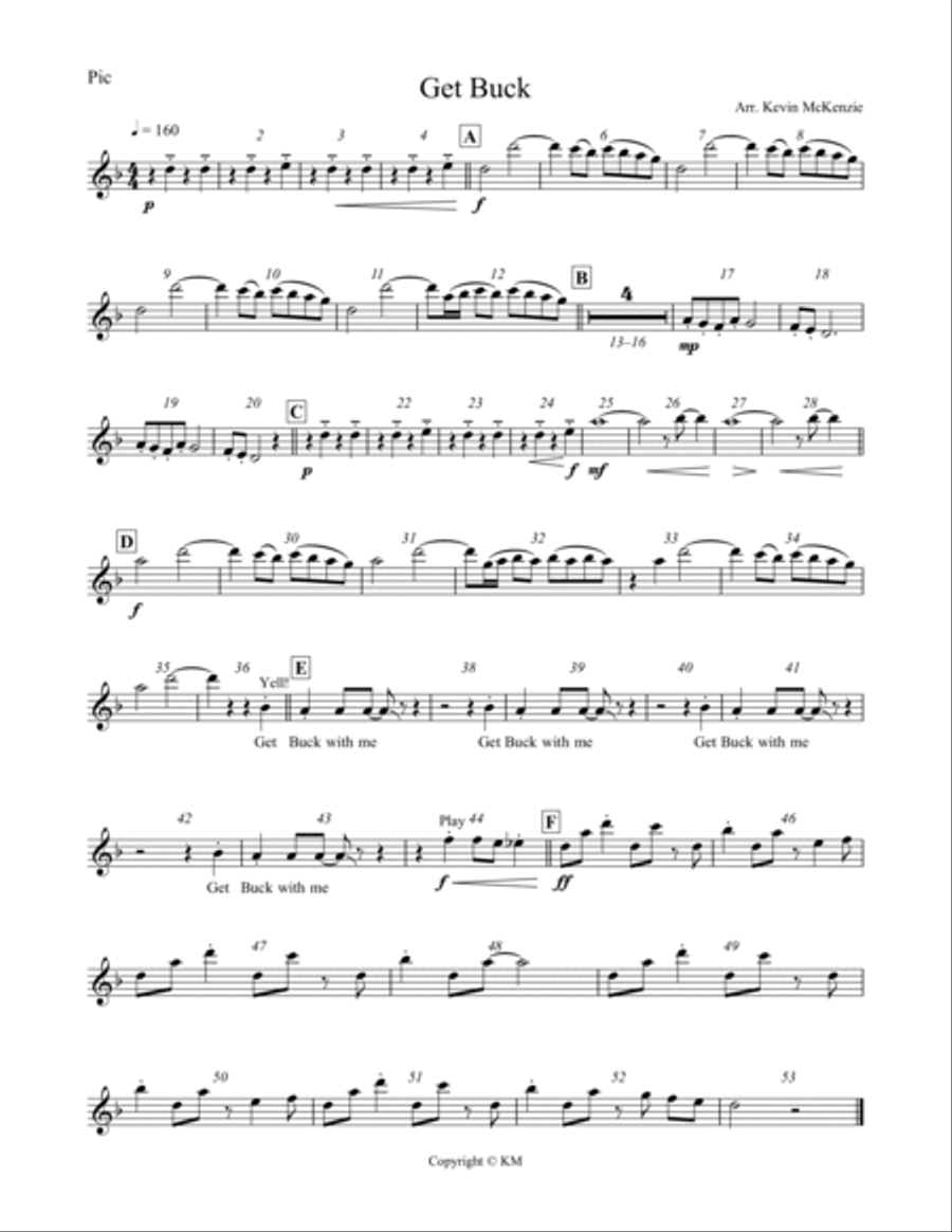 Get Buck Marching Band scores gallery preview page 4