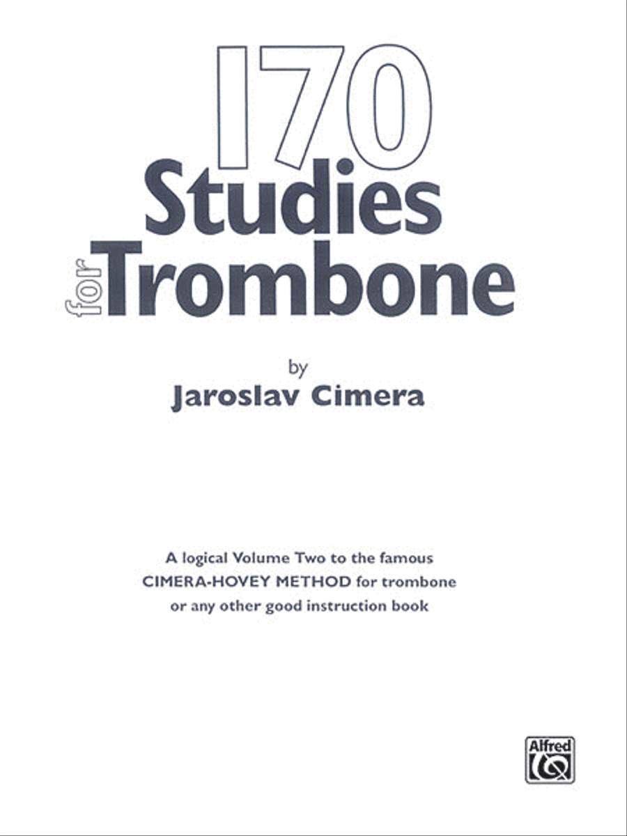 170 Original Studies for Trombone Baritone Horn scores gallery preview page 1