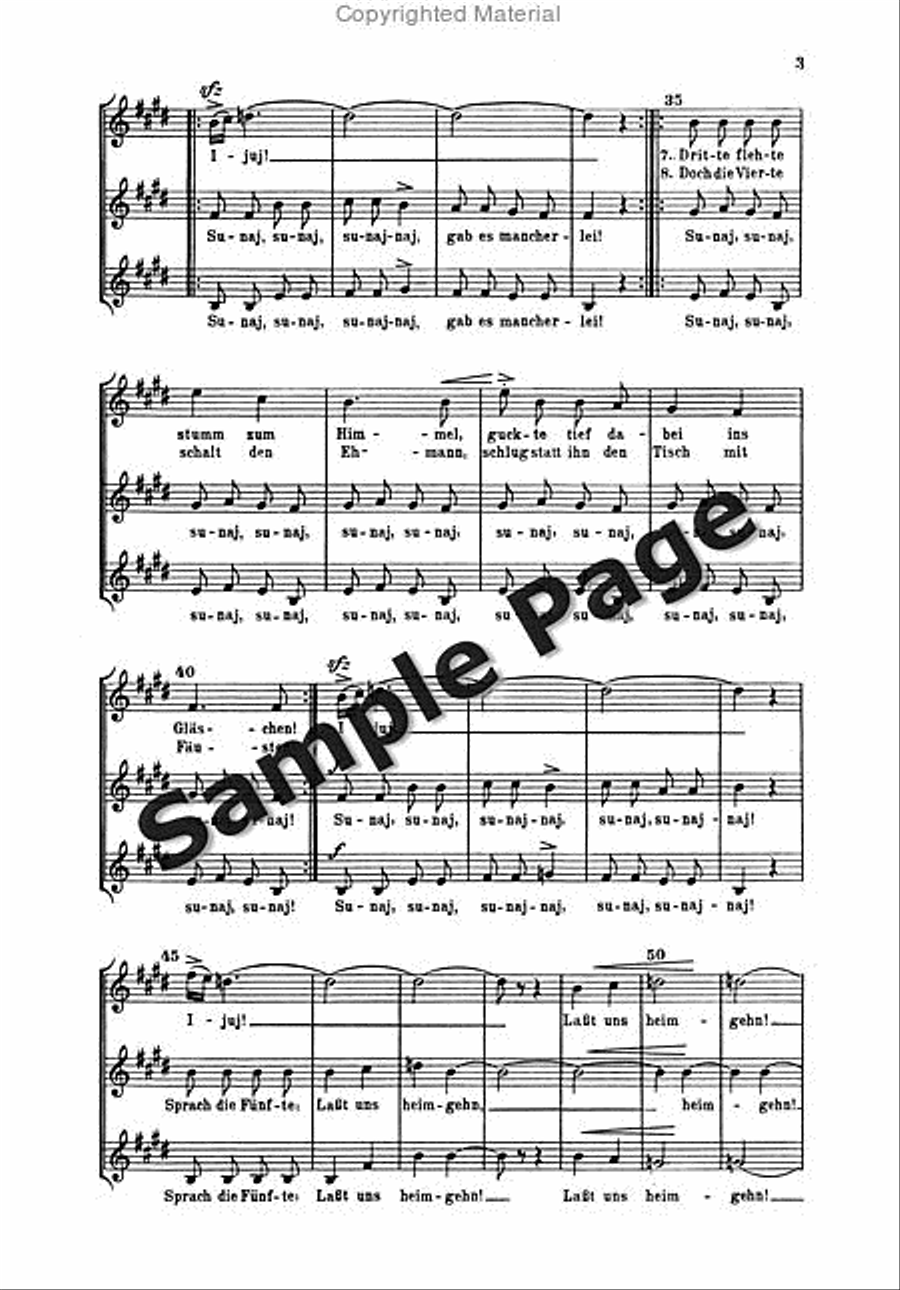 Spottlied Mens/womens Chorus Women's Choir scores gallery preview page 4
