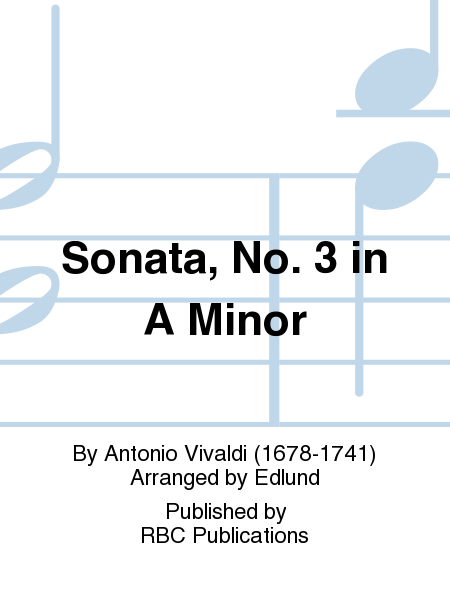 Sonata, No. 3 in A Minor