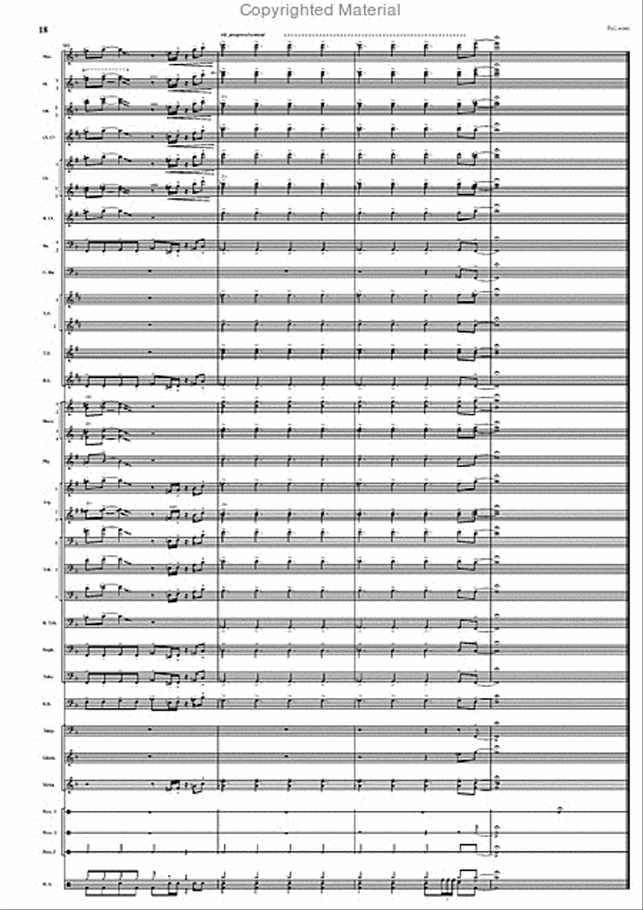 Peter Gun Grade 4 Peter Gun Grade 4 Concert Band scores gallery preview page 4