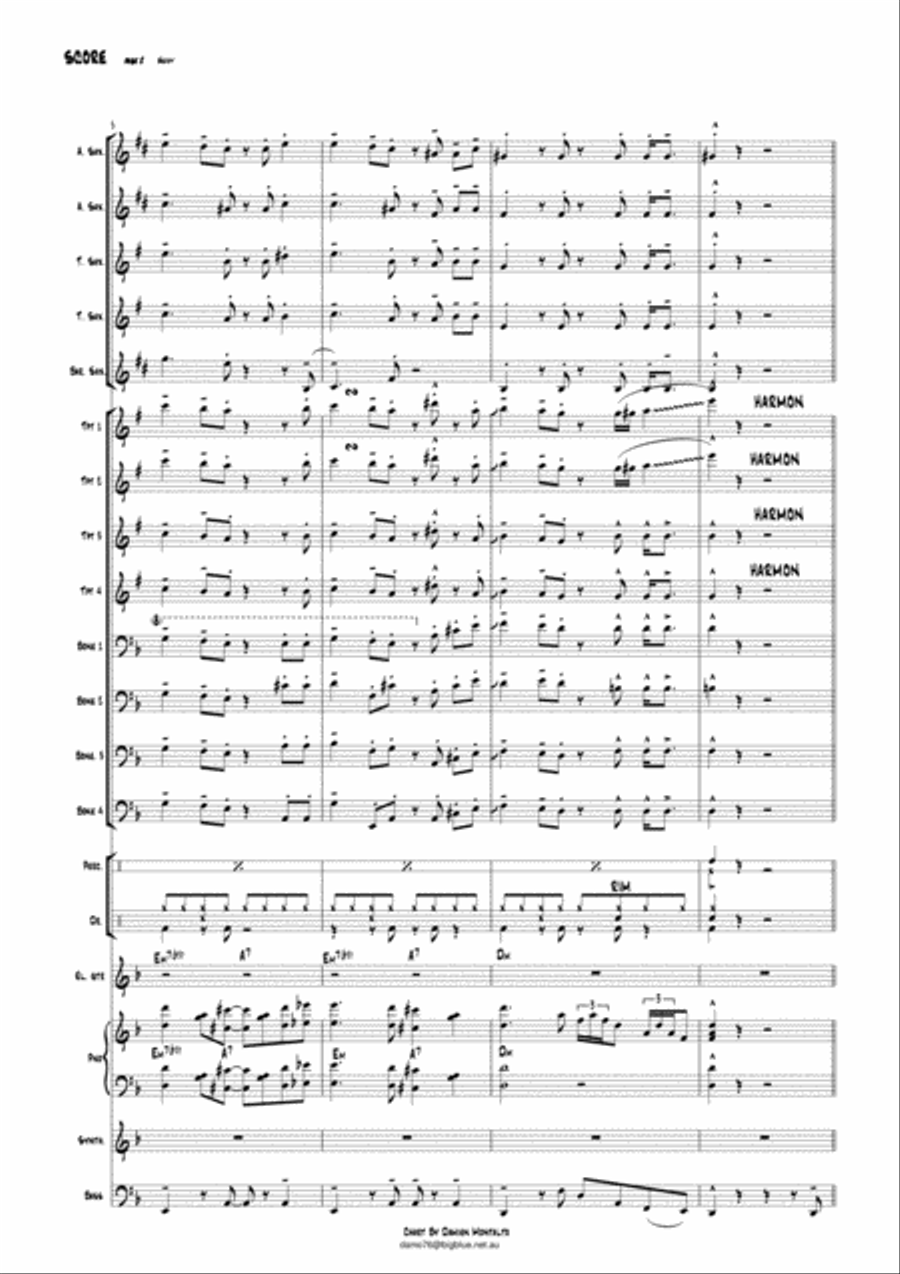 Sway (Quien Sera) Sway (Quien Sera) Jazz Ensemble scores gallery preview page 2