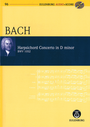 Book cover for Harpsichord Concerto in D minor, BWV 1052