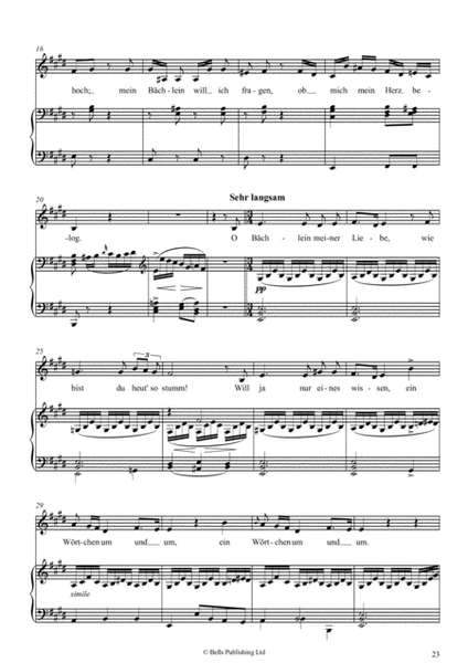 Der Neugierige, Op. 25 No. 6 (E Major)