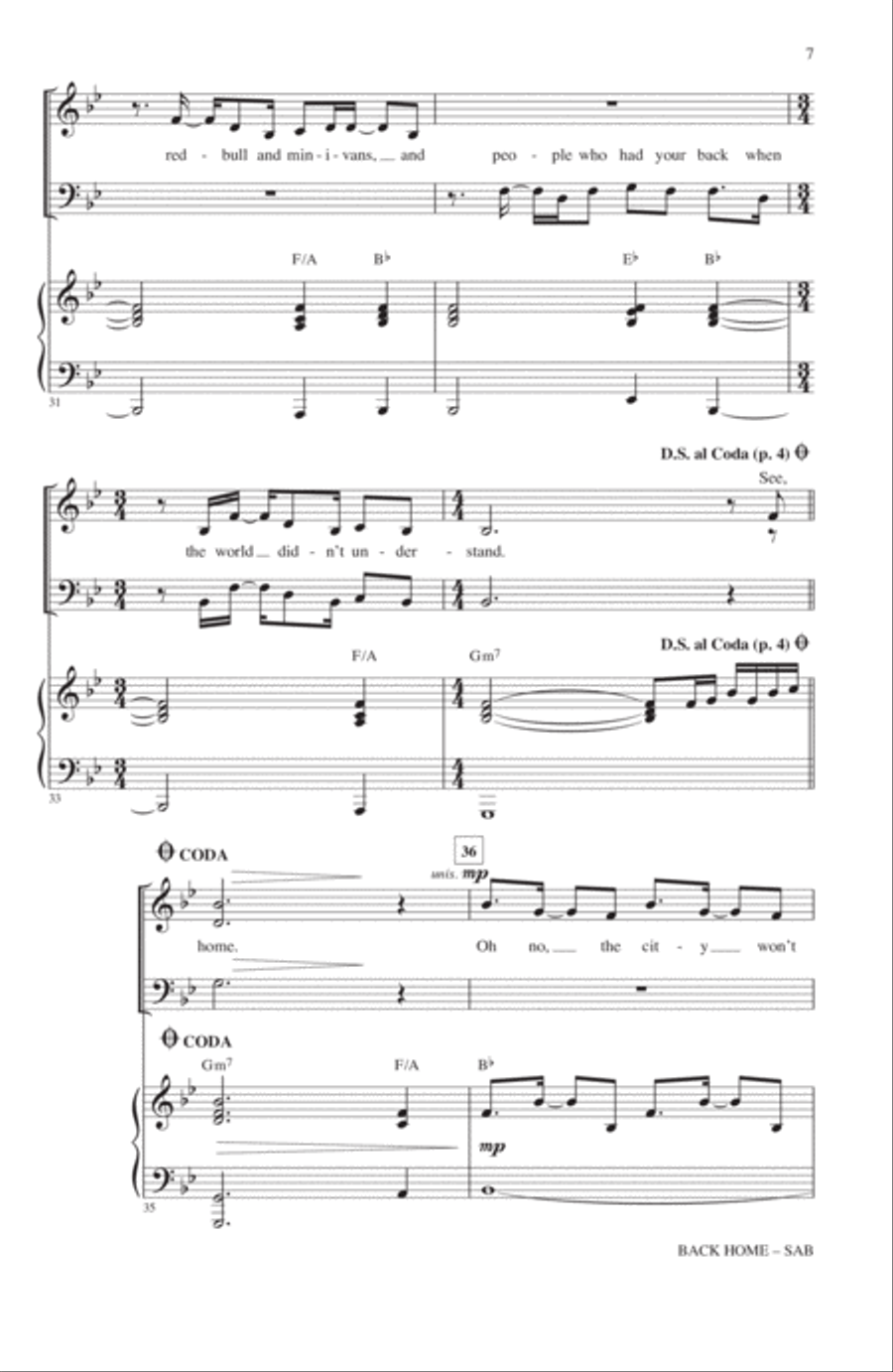 Back Home 3-Part scores gallery preview page 6