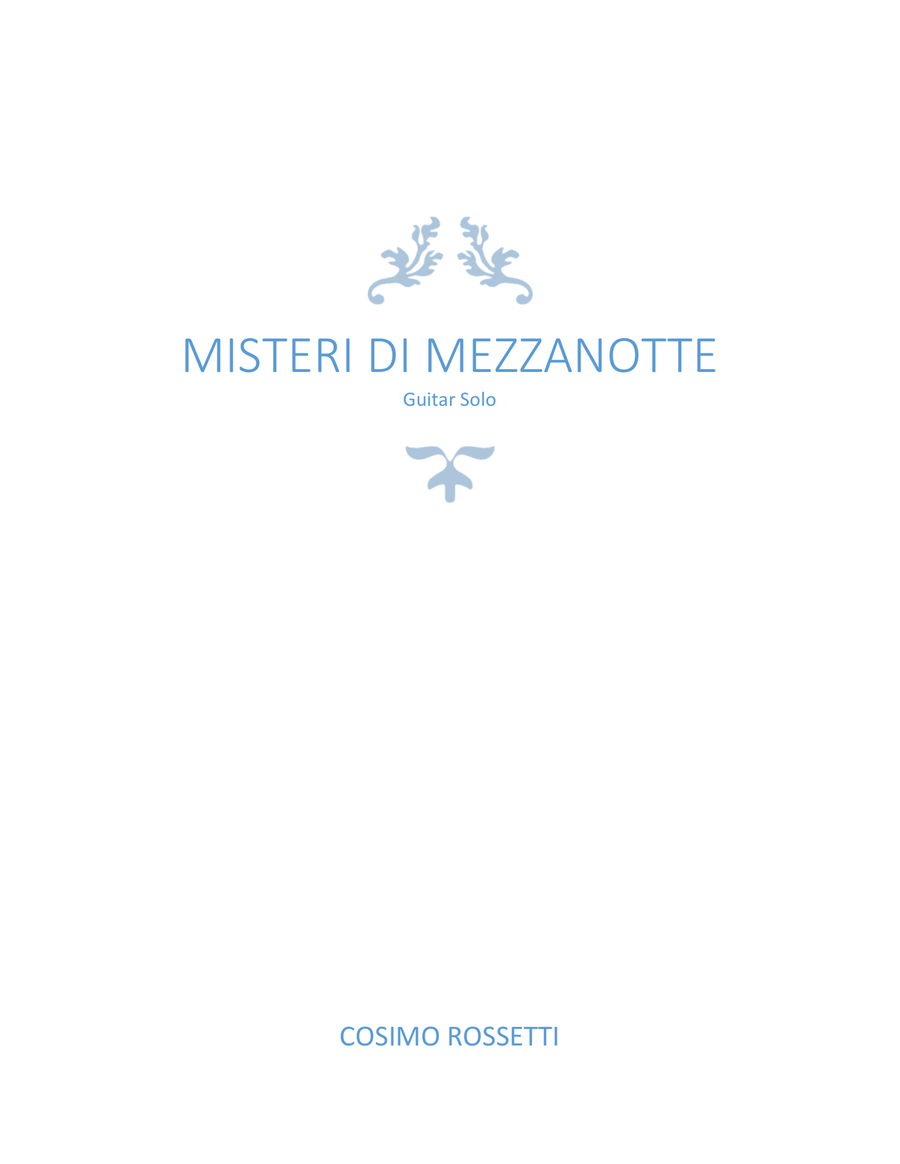 MISTERI DI MEZZANOTTE MISTERI DI MEZZANOTTE Acoustic Guitar scores gallery preview page 3