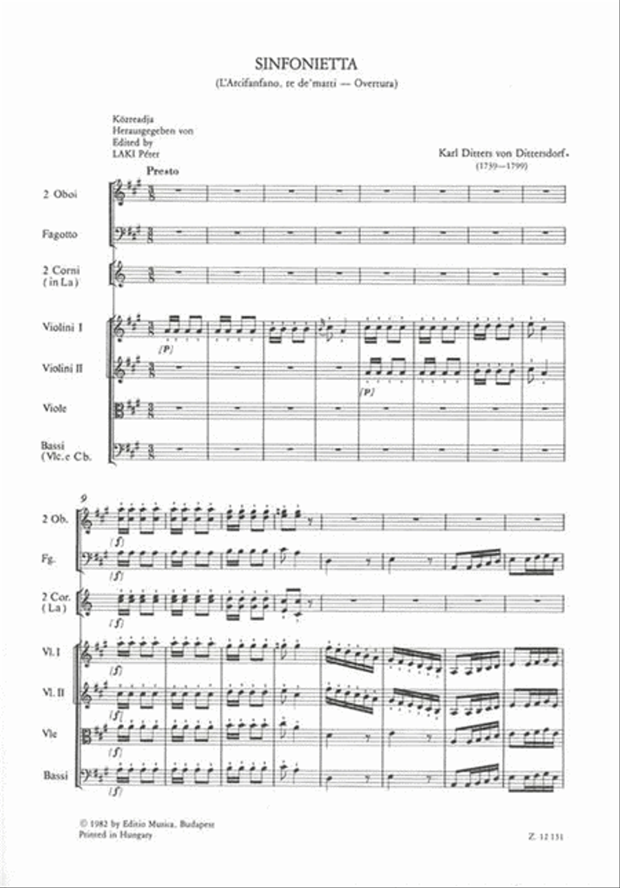 Sinfonietta Orchestra scores gallery preview page 2