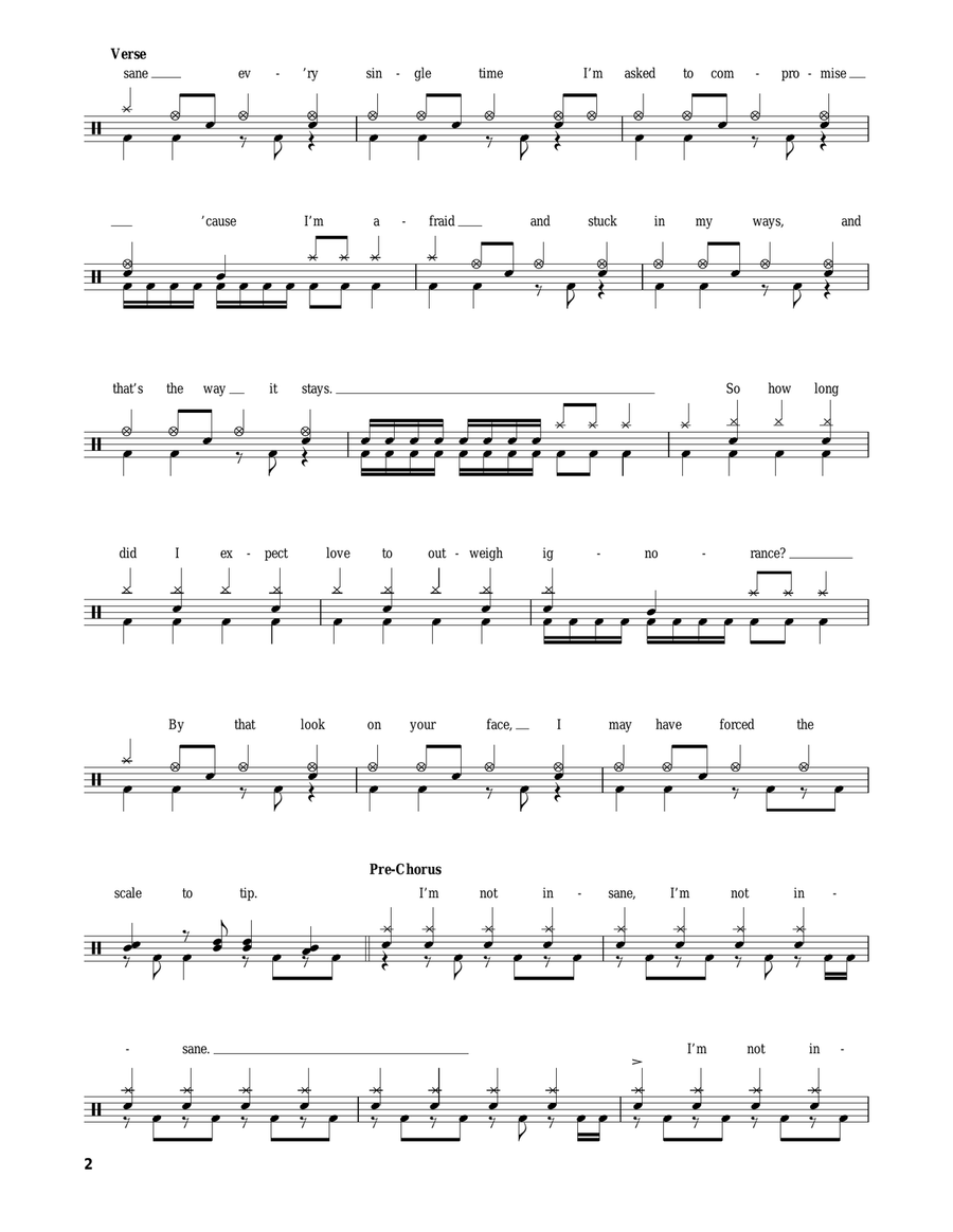 Almost Easy Drum Set scores gallery preview page 2