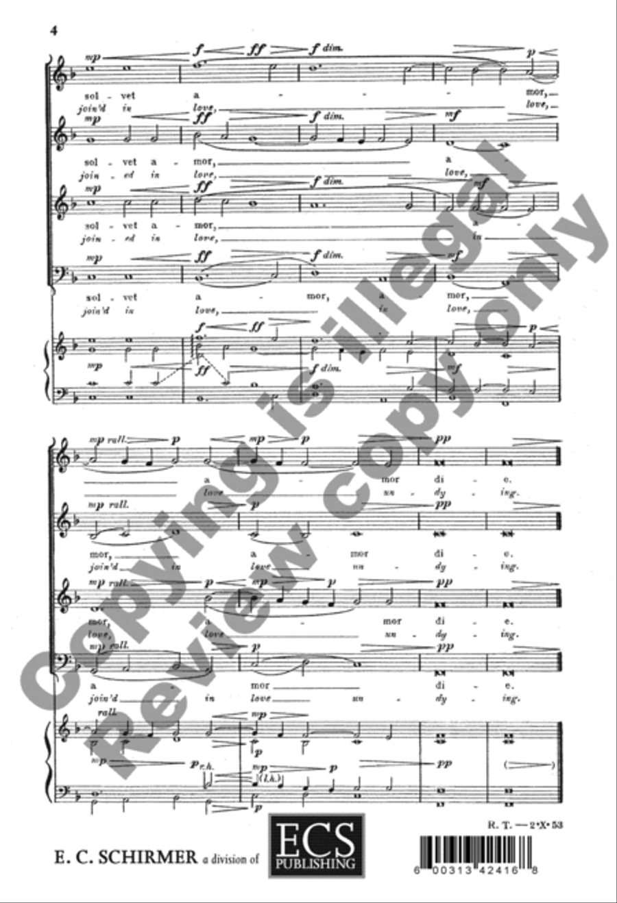 Felices ter (Thrice happy they) 4-Part scores gallery preview page 5