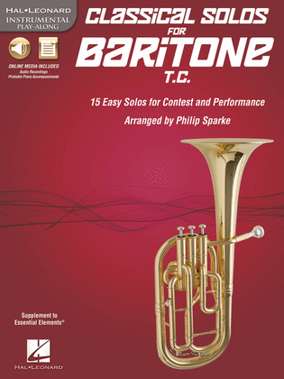 Book cover for Classical Solos for Baritone T.C.