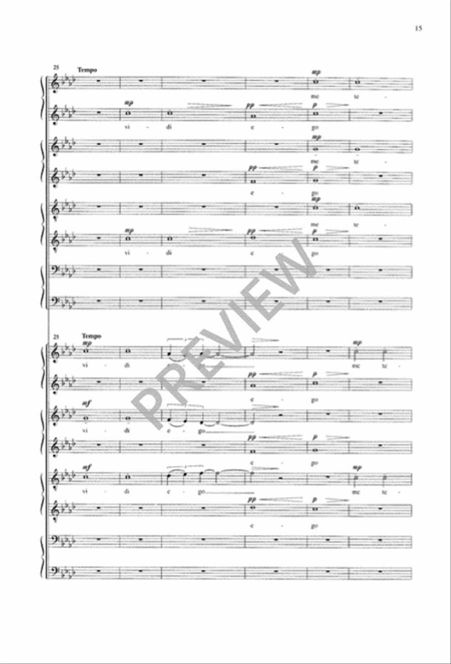 Two Motets (1. Mosella, 2. Te Vigilans Oculis) 4-Part scores gallery preview page 16