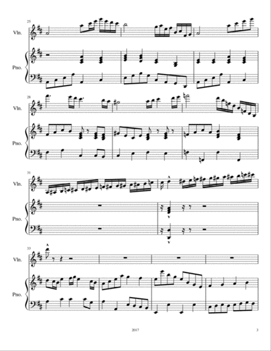 Violin Solo No. 7 Violin Solo scores gallery preview page 3