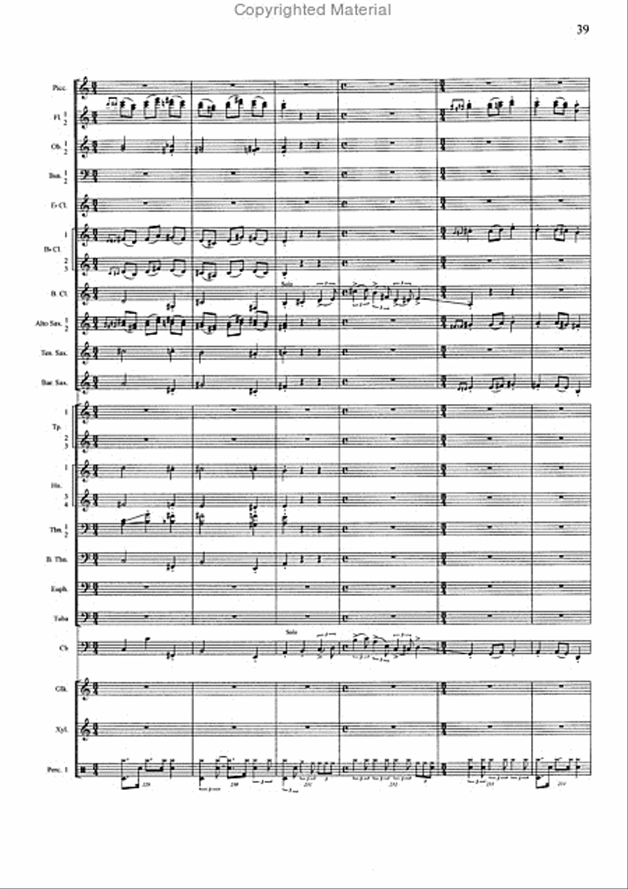 Yves Montand Yves Montand Concert Band scores gallery preview page 20