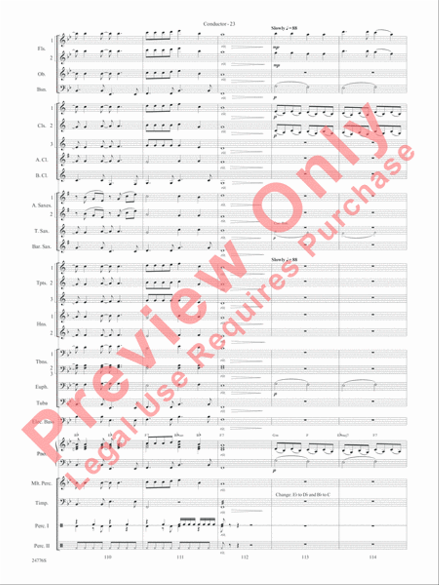 Rolling Stones: The Music Tour Concert Band scores gallery preview page 26