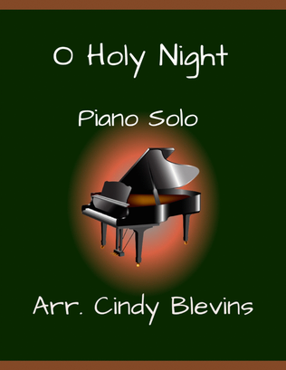 Book cover for O Holy Night, for Piano Solo