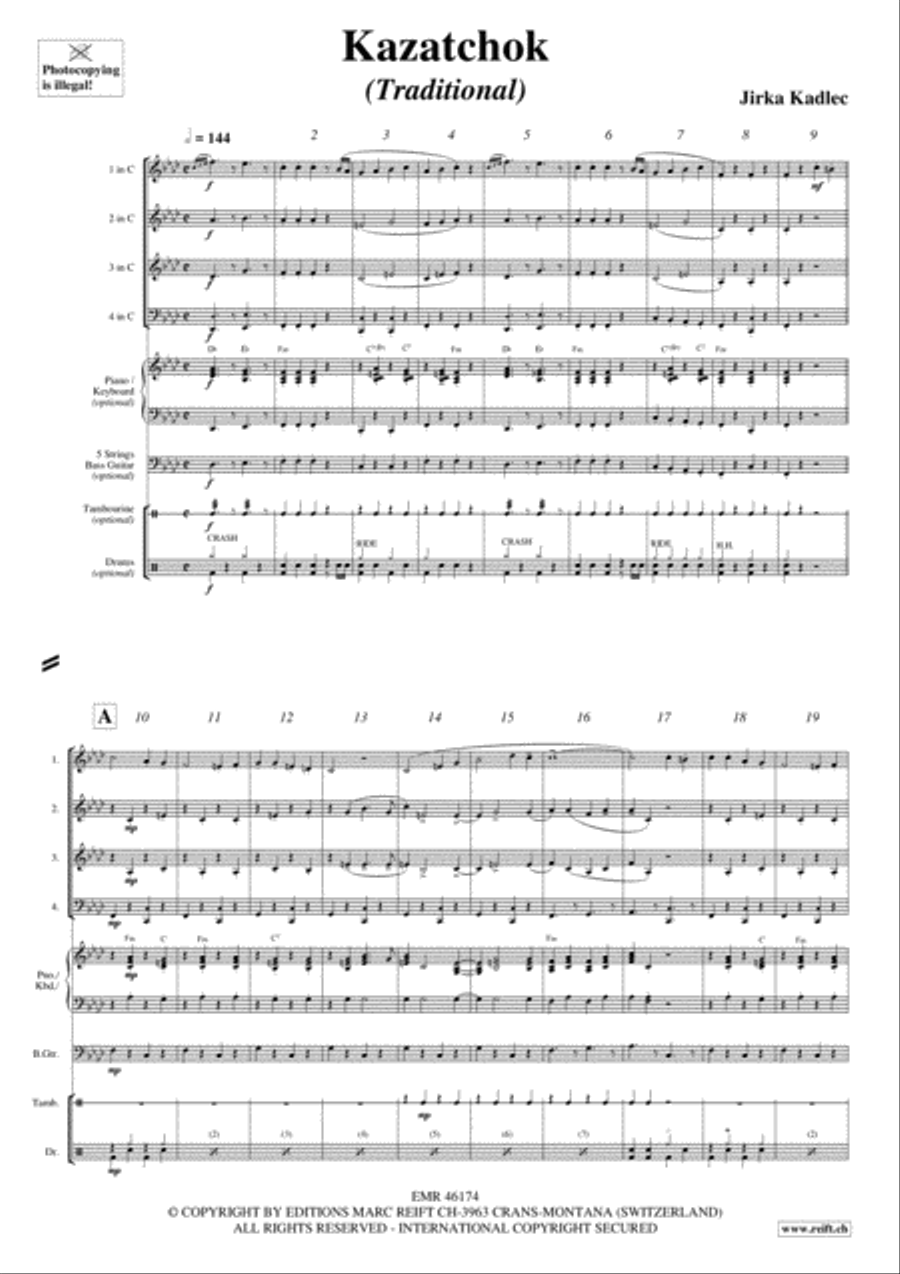 Kazatchok Kazatchok Trombone scores gallery preview page 3