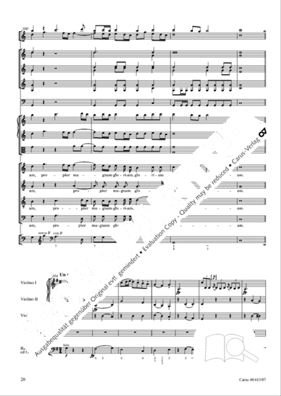 Mass in C (Missa in C) 4-Part scores gallery preview page 27