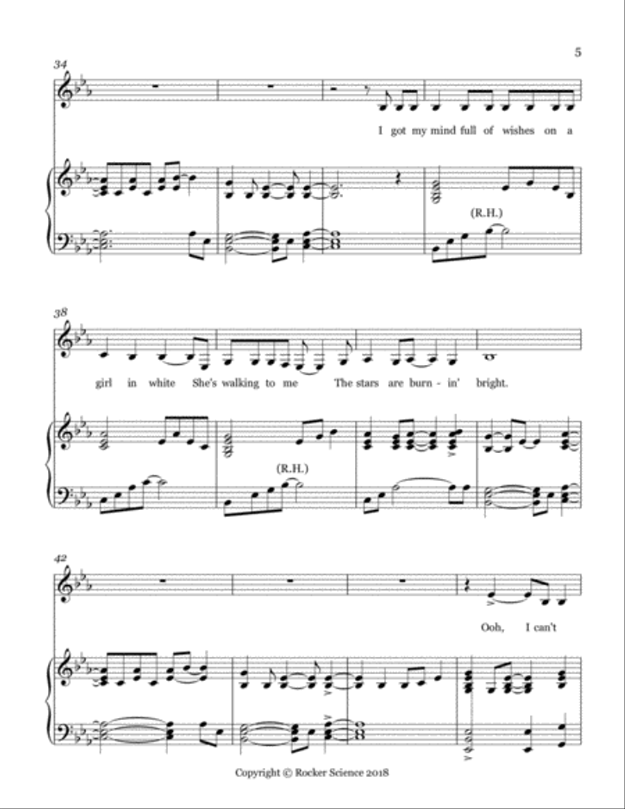 Girl I'm Gonna Marry You Voice scores gallery preview page 5