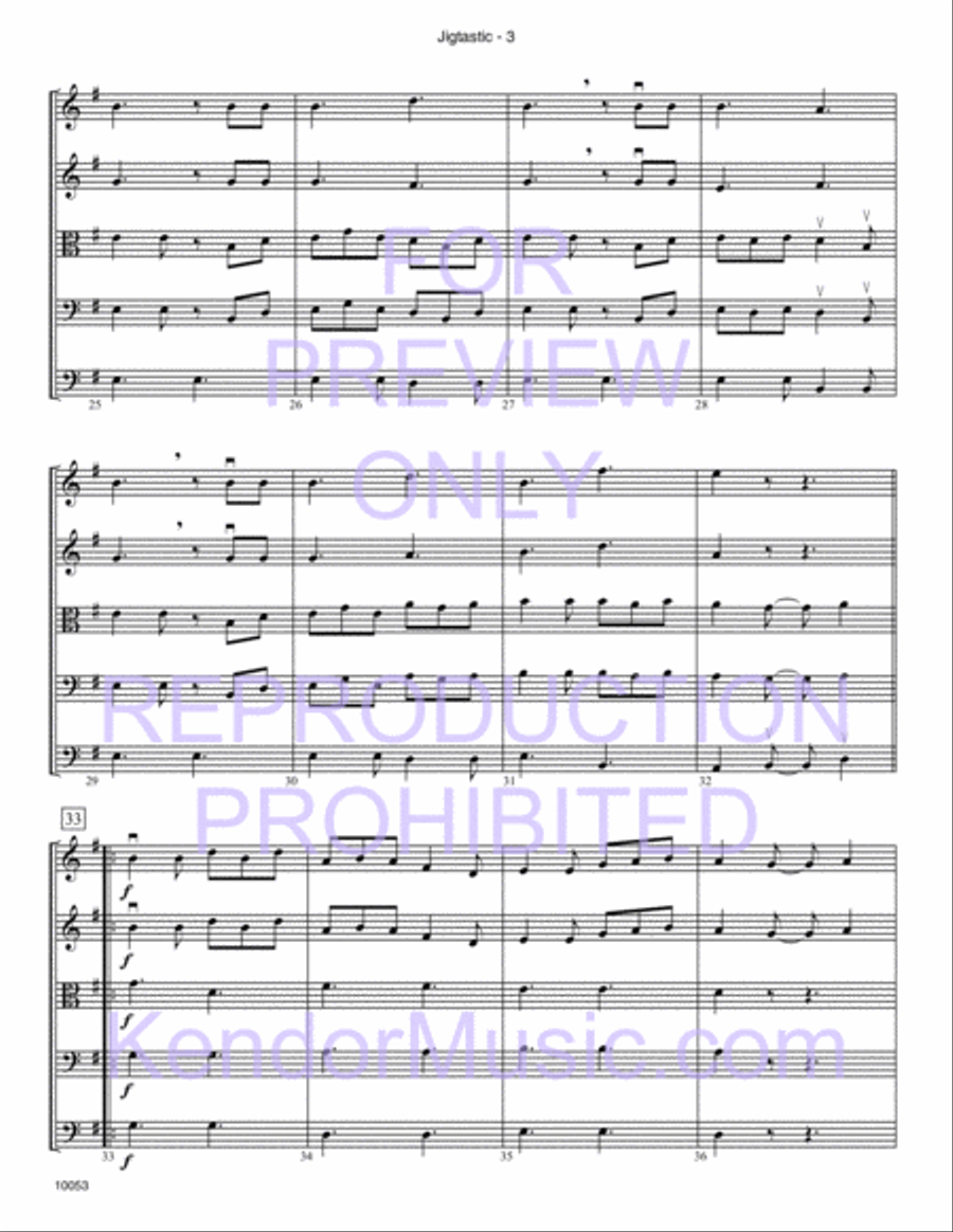 Jigtastic Jigtastic String Orchestra scores gallery preview page 4