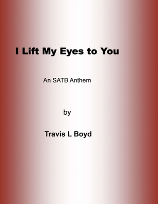 Book cover for I Lift My Eyes to You