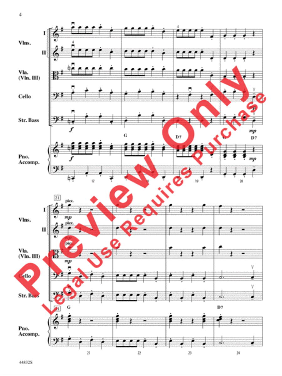 Bella Bocca Polka String Orchestra scores gallery preview page 17