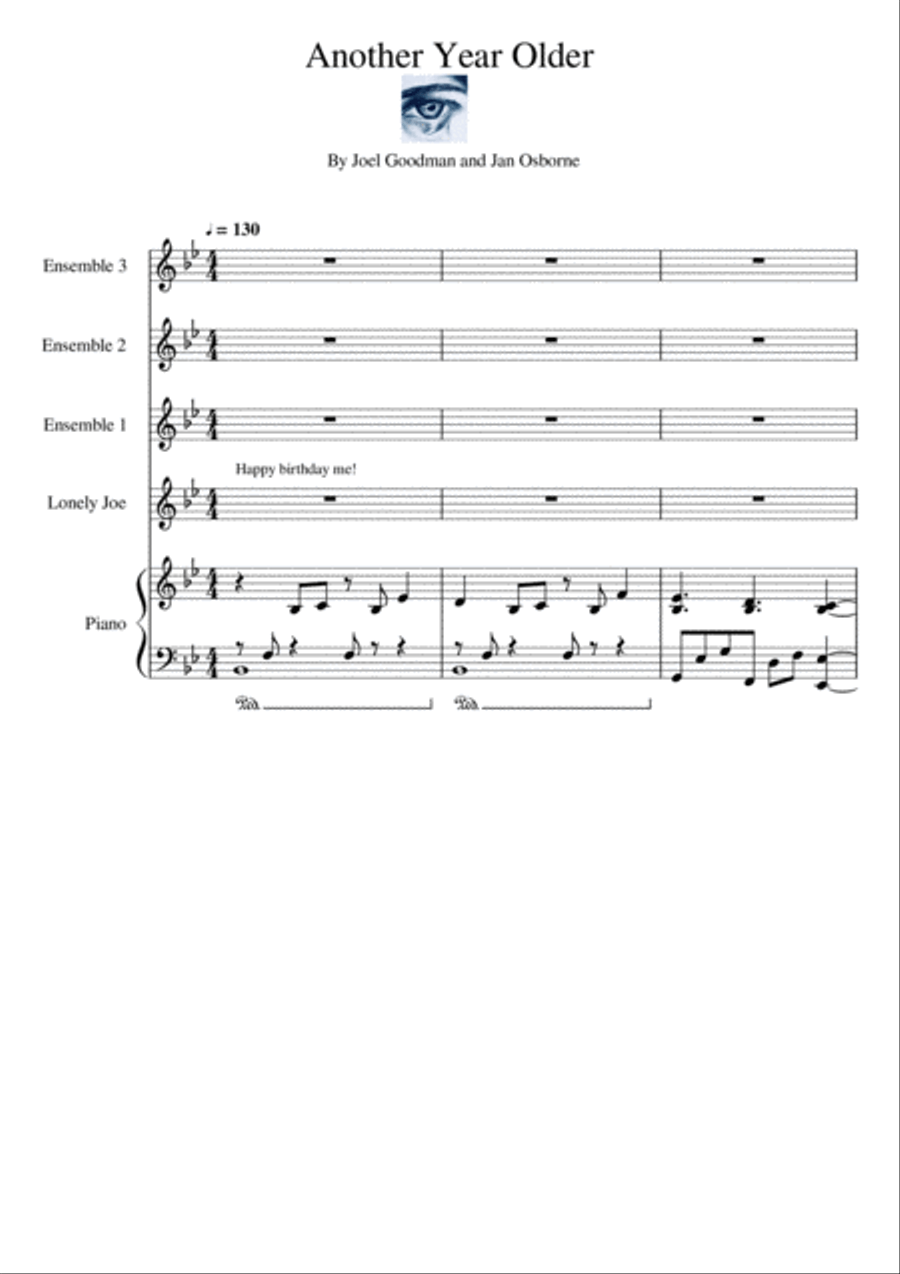 Another Year Older Medium Voice scores gallery preview page 1