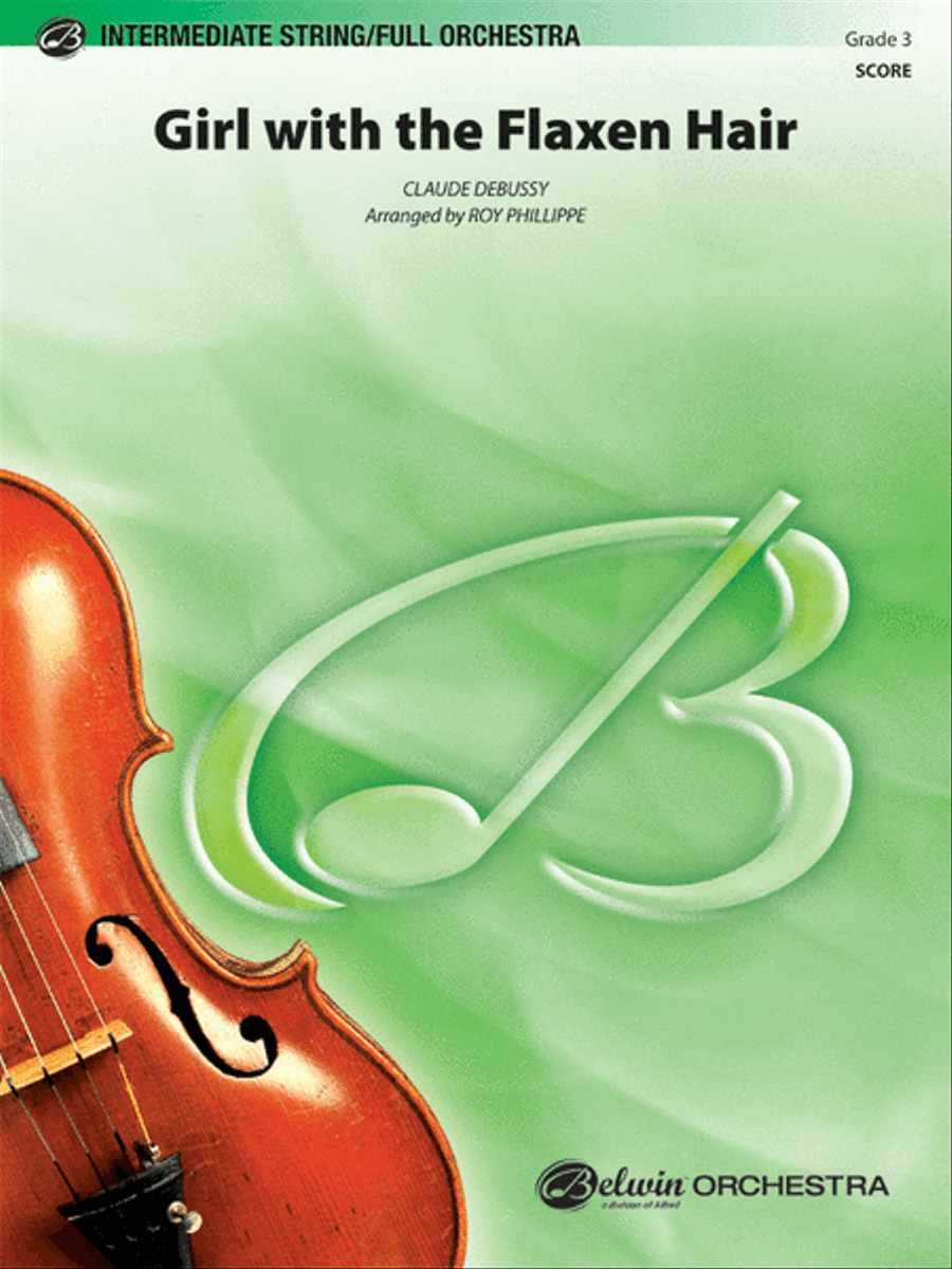 Girl with the Flaxen Hair Full Orchestra scores gallery preview page 1