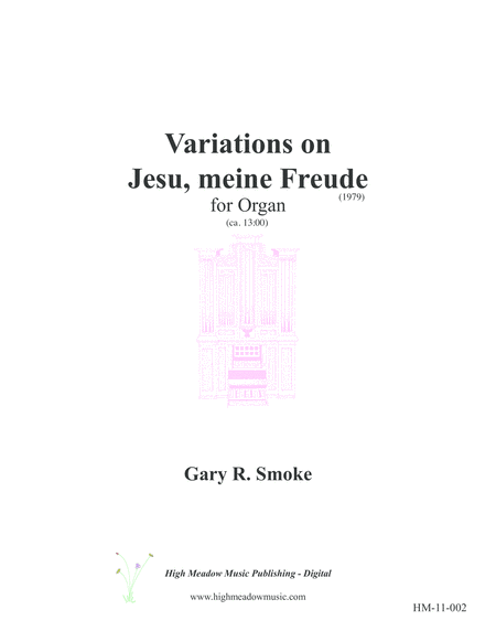 Variations on 'Jesu, meine Freude' image number null