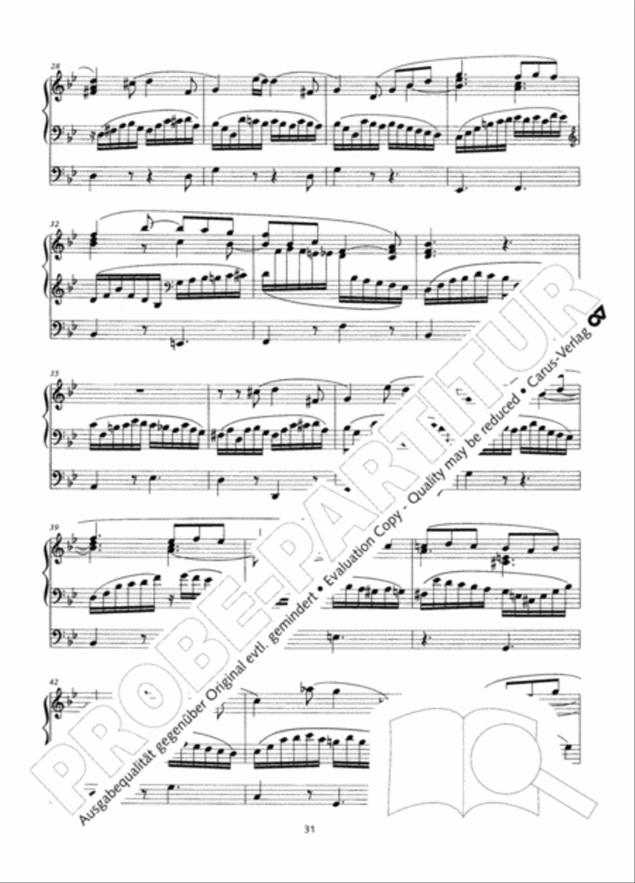 Zwolf Charakterstucke op. 156 Organ Solo scores gallery preview page 32