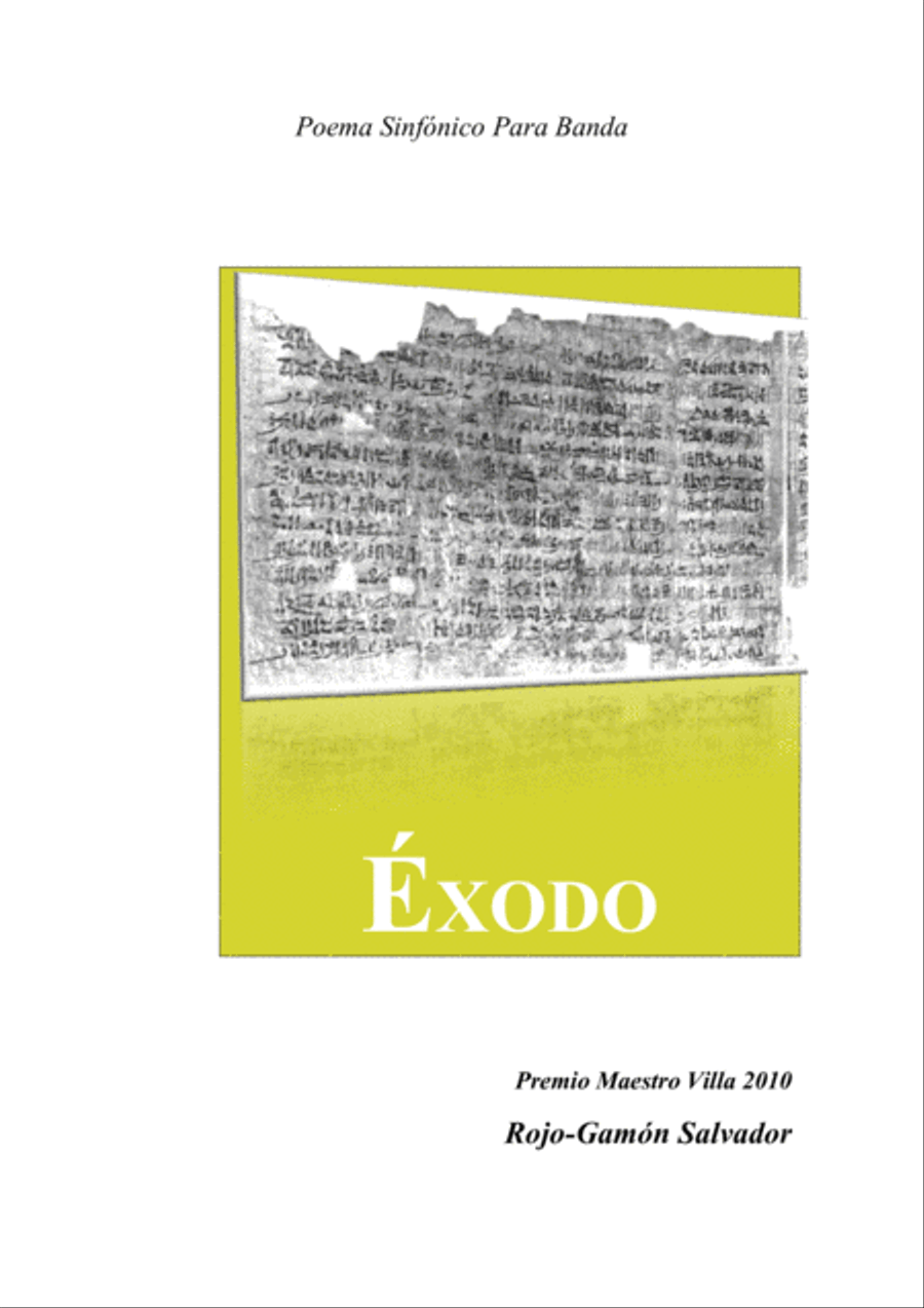 Éxodo Concert Band scores gallery preview page 1