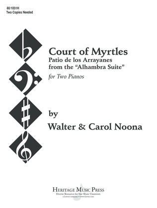 Book cover for Court of Myrtles - Piano Duet