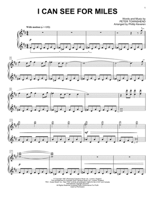 I Can See For Miles [Classical version] (arr. Phillip Keveren)